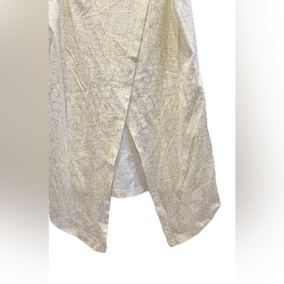 Halston Studio Tank Top Cross back Sleeveless yoga top tropical green sz XS NEW - Picture 6 of 9